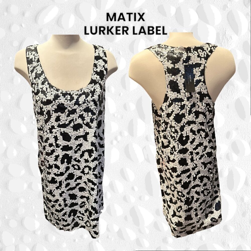 MATIX LURKER LABEL Whiskey Nights Sequin Dress NWT